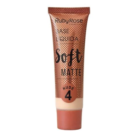 Base Liquida Soft Matte Nude Ruby Rose Shopee Brasil