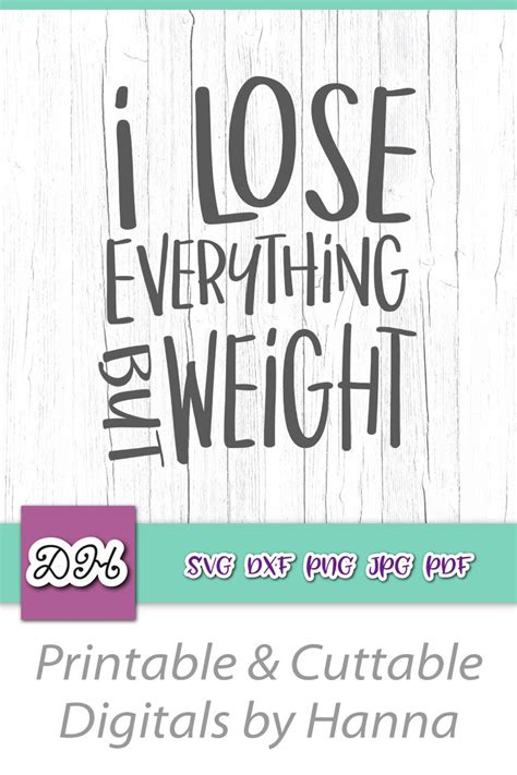 Workout SVG Files for Cricut Sayings I Lose Everything but - Etsy