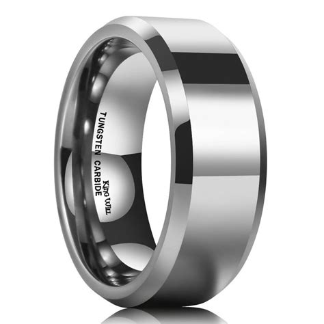 King Will Basic Men S Mm Mm Mm Mm Mm Tungsten Carbide Ring