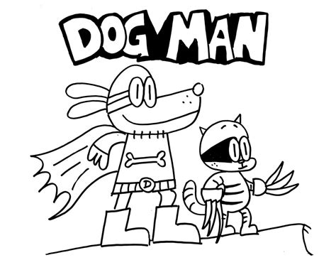 Dogman Coloring Pages Pdf Free - Coloringfolder.com