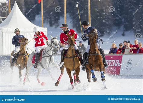 34TH SNOW POLO WORLD CUP - St. Moritz Editorial Stock Photo - Image of ...