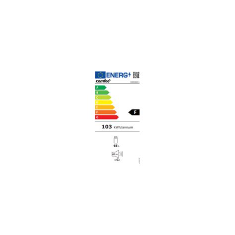 Comfeè RCD98WH1 - Frigorifero da Libera Installazione, 67 Litri, Classe ...