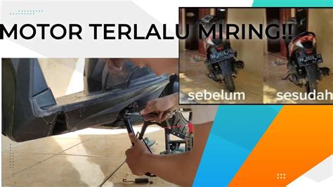 Solusi Standar Samping VARIO Terlalu Miring YouTube