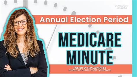 Medicare Minute What Is The Annual Election Period AEP YouTube