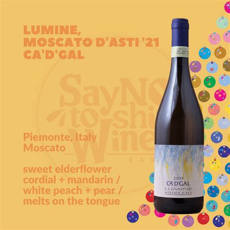 Lumine, Moscato D’Asti ’21, Ca’D’Gal