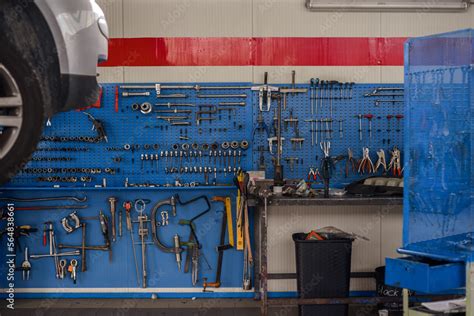 Car mechanic workshop tools Stock Photo | Adobe Stock