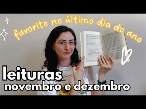 Leituras De Novembro E Dezembro Youtube