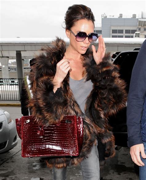 Victoria Beckham Criticized For Carrying Exotic Birkin Is It A Big