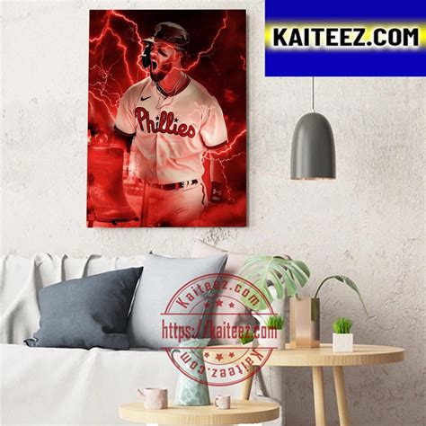 Nlcs Mvp Is Bryce Harper For Philadelphia Phillies In Mlb Art