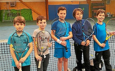 Une belle entame de saison pour les 8 10 ans du Trégunc Tennis Club