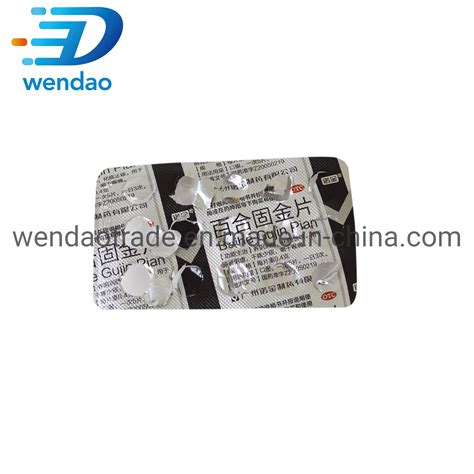 Pills Capsules Packaging Blister Pack Printed Aluminum Foil For Sale