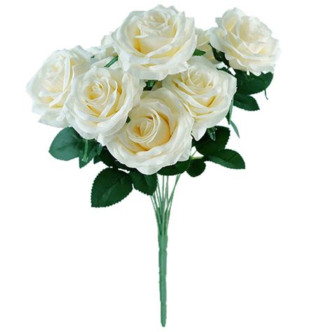 Tureclos Artificial Rose Flower Bouquet Simulation Bridal Bouquet Silk