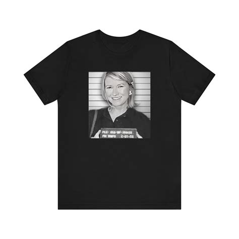 Martha Stewart Mugshot Tee, Celebrity Mugshot Shirt, Unique Gift, Short ...