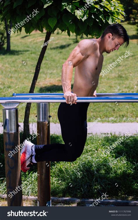 Nude Fitness Model Exercise Outdoor Stock Photo 1111767998 Shutterstock