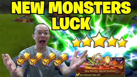 More New Monsters Luck Amazing Nat5s And Ld Lightning Summoners War Reloaded Youtube