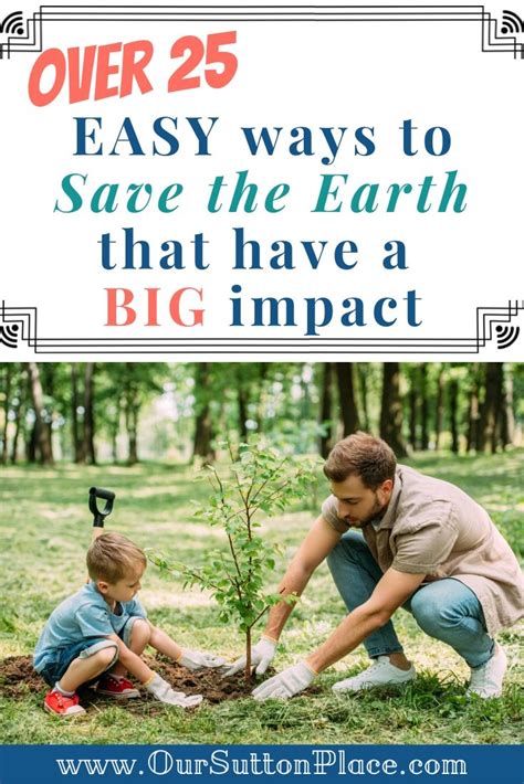 Over Easy Ways To Save The Earth That Have A Big Impact