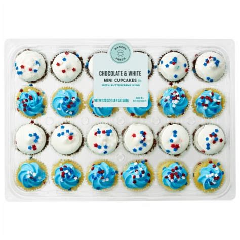 Bakery Fresh Patriotic Mini Cupcakes 24 Ct 20 Oz Fred Meyer