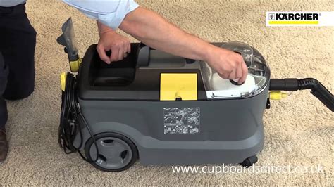 Karcher Puzzi 10/1 and Puzzi 10/2 Spray-Extraction Cleaner - YouTube