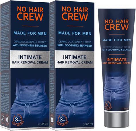 NO HAIR CREW Intimate Hair Removal Cream Extra Gentle 2 Pack Amazon