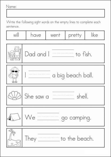 Literacy Worksheets Christmas for Studying Literacy | K5 Worksheets