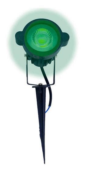 Lumin Ria Espeto Verde Prova D Agua Jardim Cob Led W Bivolt Brisa