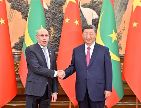 FCSA Les présidents chinois et mauritanien élèvent les relations