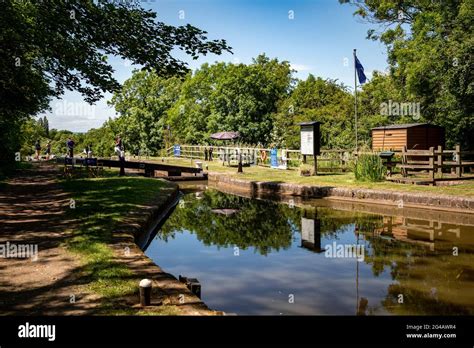 Droitwich Spa and Canal Stock Photo - Alamy