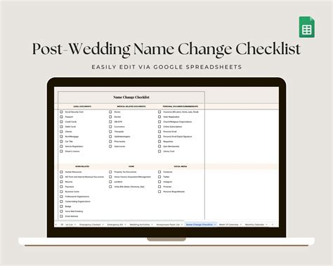 post wedding name change 12