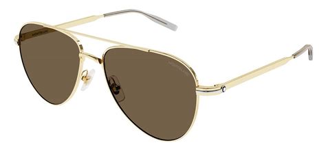 Солнцезащитные очки Montblanc MB 0235S 006 59 — купить в Москве, цена ...