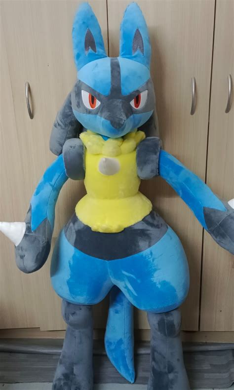 Lucario Life Size Plush Original Pokemon Center Hobbies And Toys Toys