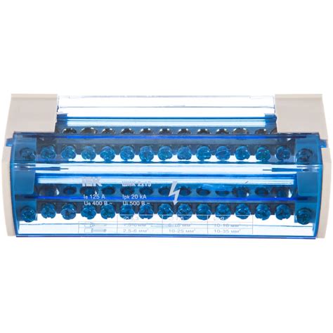 Шина на DIN-рейку в корпусе (кросс-модуль) IEK L+PEN 2x15 9695872 ...