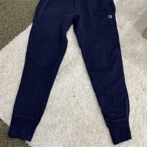 Champion Mens Navy Joggers Tracksuits Depop