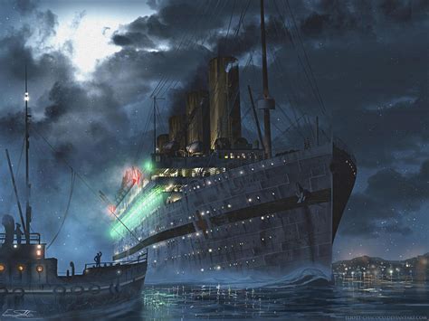 Britannic at night by Eliott-Chacoco on DeviantArt