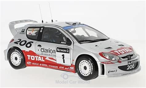 Modellautos Peugeot 206 WRC 1 18 Sun Star WRC No 1 WRC Rallye