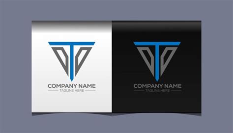 Premium Vector | Dto initial modern logo design vector icon template