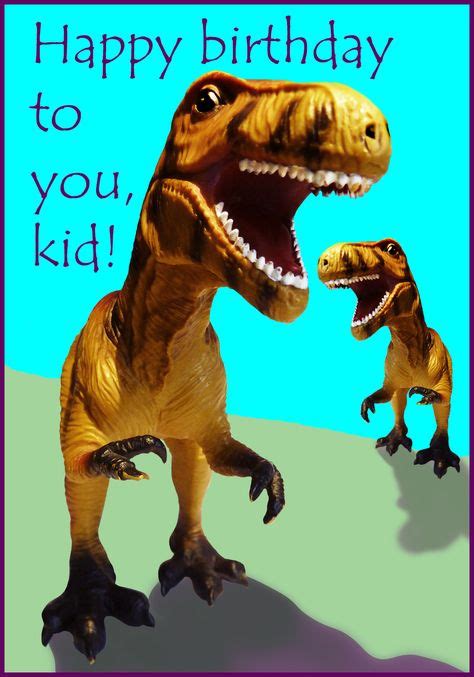 Tyrannosaurus Rex 1050×1500 Funny Birthday Cards Birthday