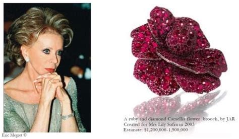 Lily Safra Charity Jewelry Auction May Surpass $20 Million