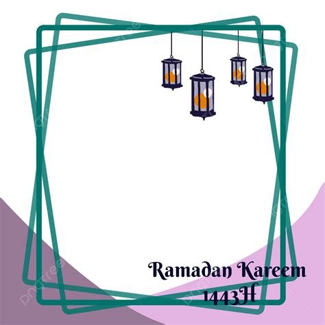 Islam Ramadan White Transparent Islamic Border Frame Ramadan Islamic