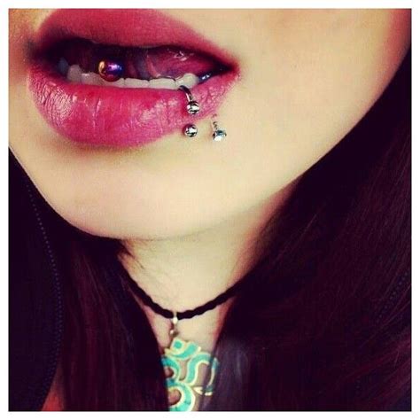 Lip Piercing Inside Bump