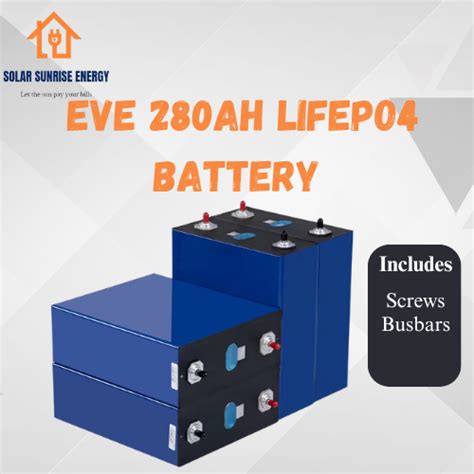 BRANDNEW All New Eve 3 2V 280AH Lf280K Prismatic LiFePO4 Ion