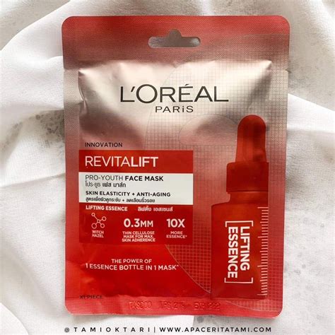 Review L Oreal Paris Revitalift Pro Youth Face Mask Blog By Tami Oktari