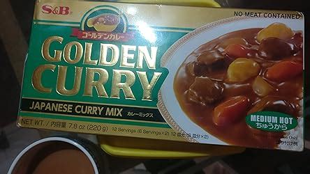 S B Golden Curry Sauce Mix Japanese Curry Mix Medium Hot Gm Amazon In Grocery