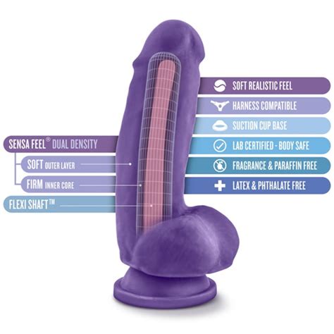 Au Naturel Bold Beefy 7 Inch Dildo Realistic Dong Late2night