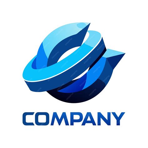 premium vector abstract blue logo design   corporate brand