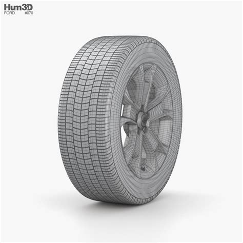 Ford Колесо 21 дюймов 001 3D модель - Части автомобиля на 3DModels