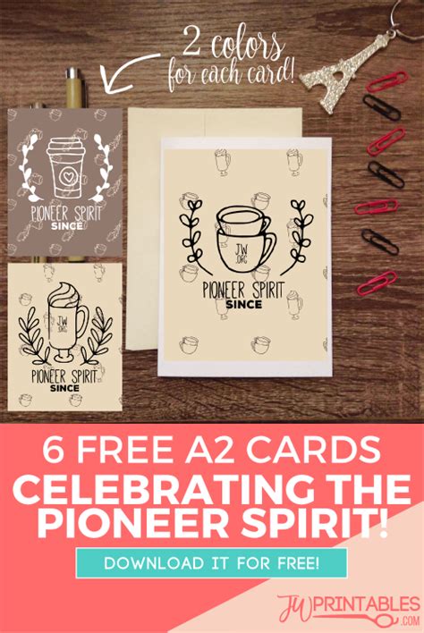 A Pioneer Spirit Greeting Cards Free Printable Jw Printables