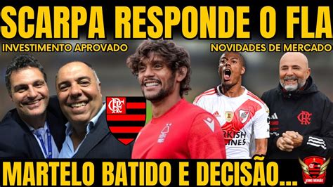 Gustavo Scarpa Respondeu O Flamengo Braz D Mais Uma Cartada Mercado