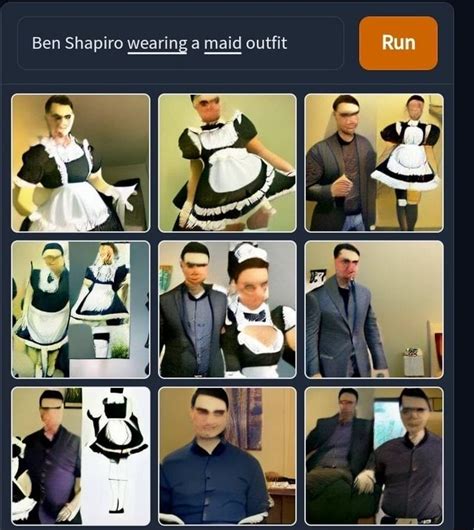 Ben Shapiro Wearing A Maid Outfit Run Ifunny