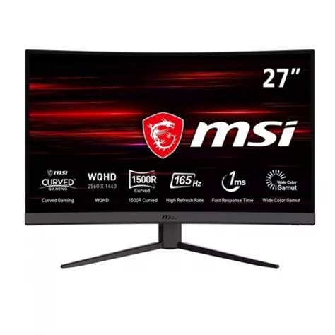 Msi Optix G Cq In Curved Hz Wqhd Ms Freesync Gaming Monitor