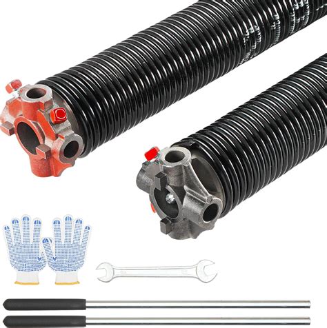 Vevor Garage Door Torsion Springs Pair Of 025 X 2 X 28inch 16000 Cycles Garage